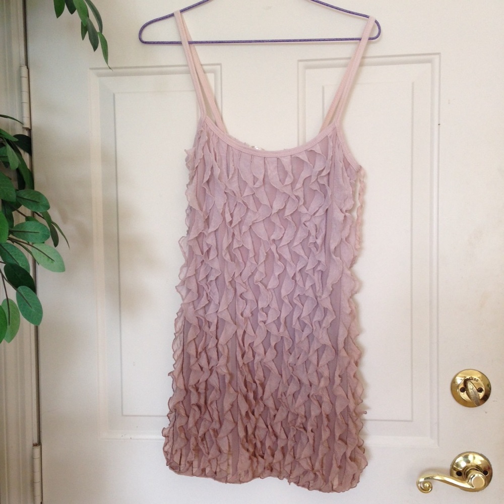 Mauve Ruffle Dress